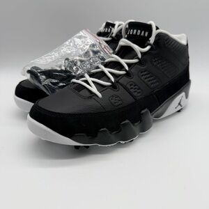 Nike Air Jordan 9 'Barons' NRG Low Golf Cleats FN6930-001 Men's Size 8.5